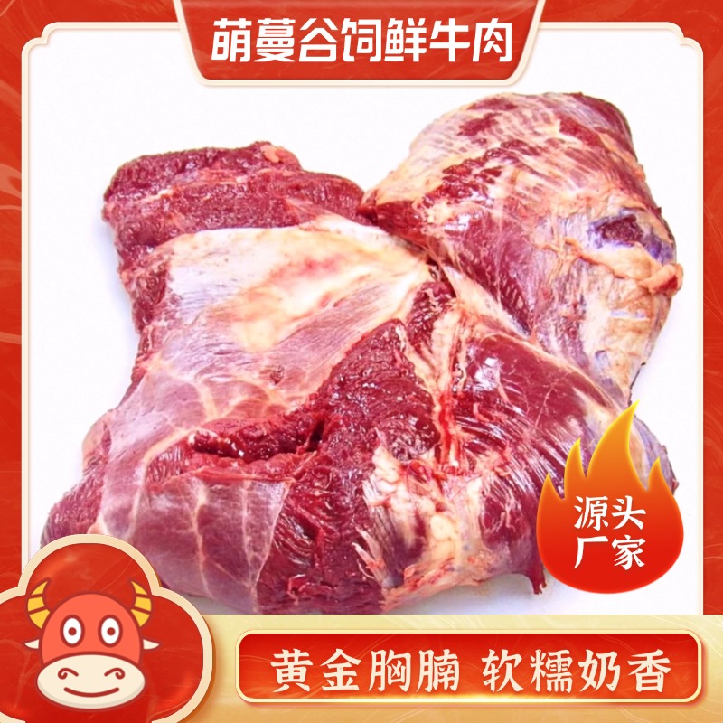 生鲜/现宰黄牛肉新鲜/现切瘦牛腩/肉多新鲜牛腩
