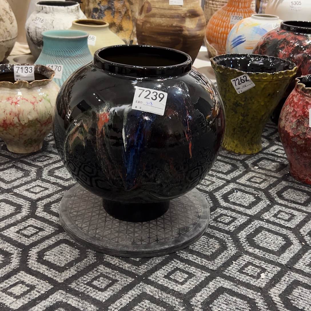 瓶7239高31口15陶瓷花瓶无孔