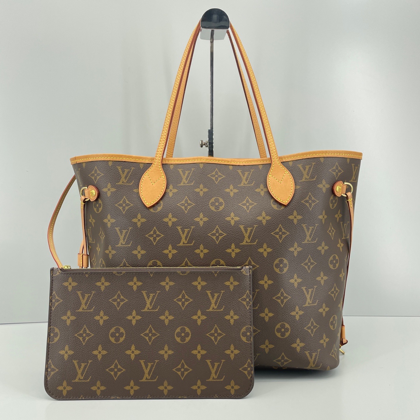 95新 LouisVuitton/路易威登 优选/NF中号老花棕内托特包32x29x17