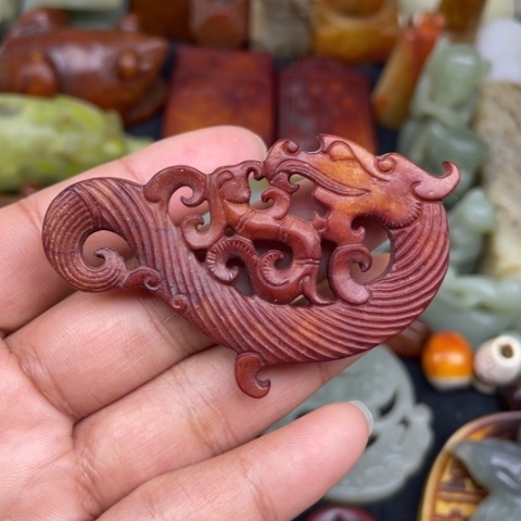 和田玉未镶嵌颈饰49