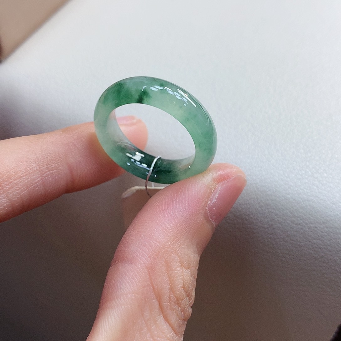 翡翠戒指未镶嵌13-14号