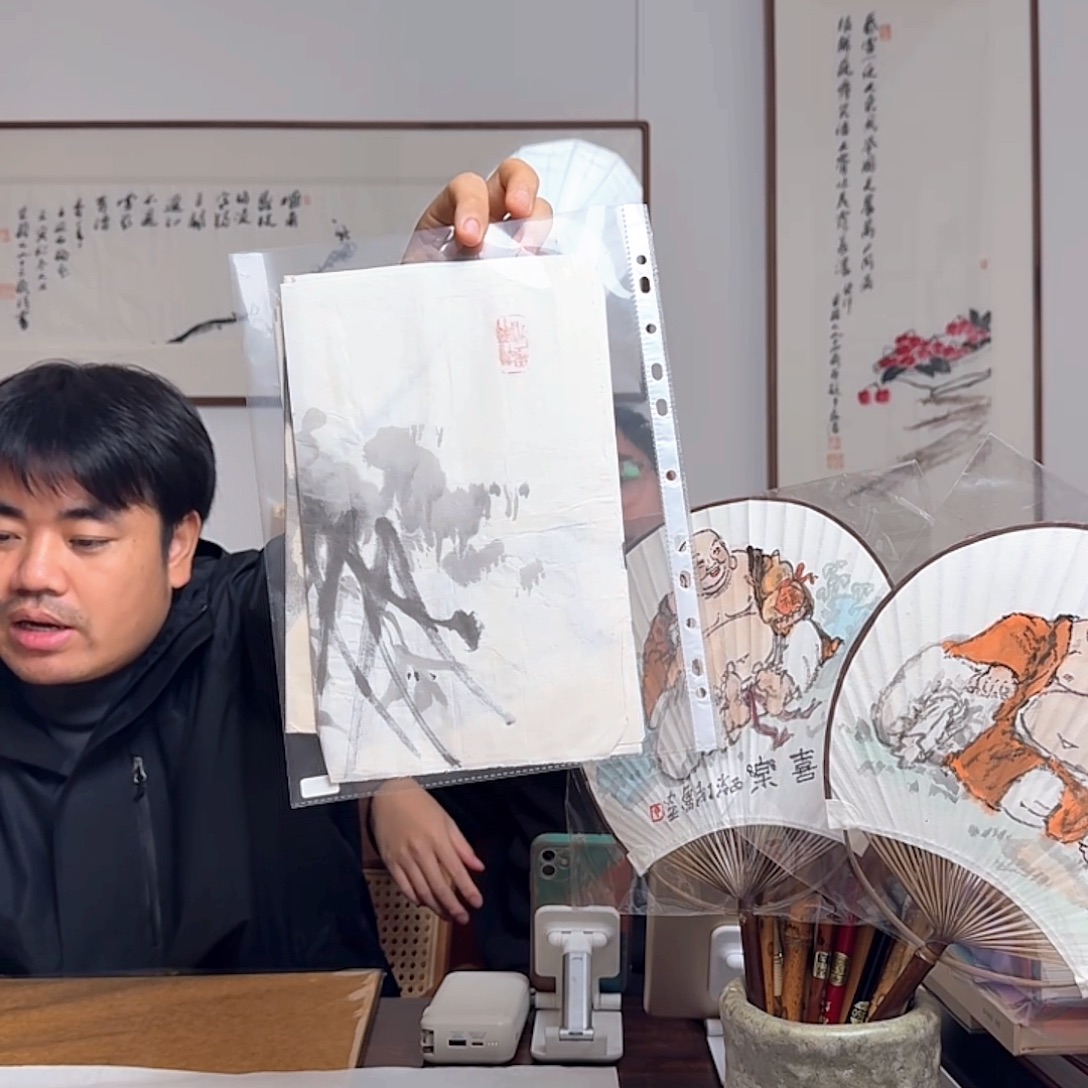 白***豚书法定制作品题食堂