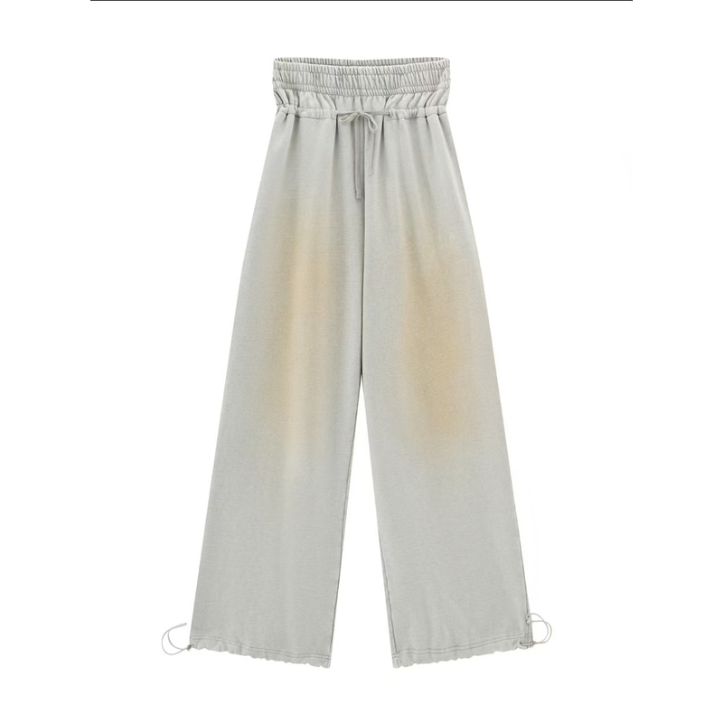 【茉舍】DOLLHAUS韩国品牌秋冬水洗D型抽绳运动裤TS06-1196