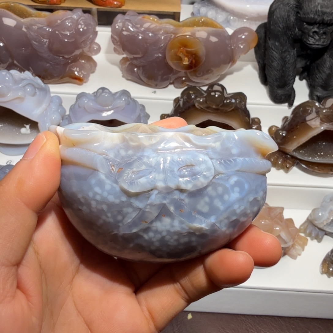 玛瑙/玉髓未镶嵌挂件