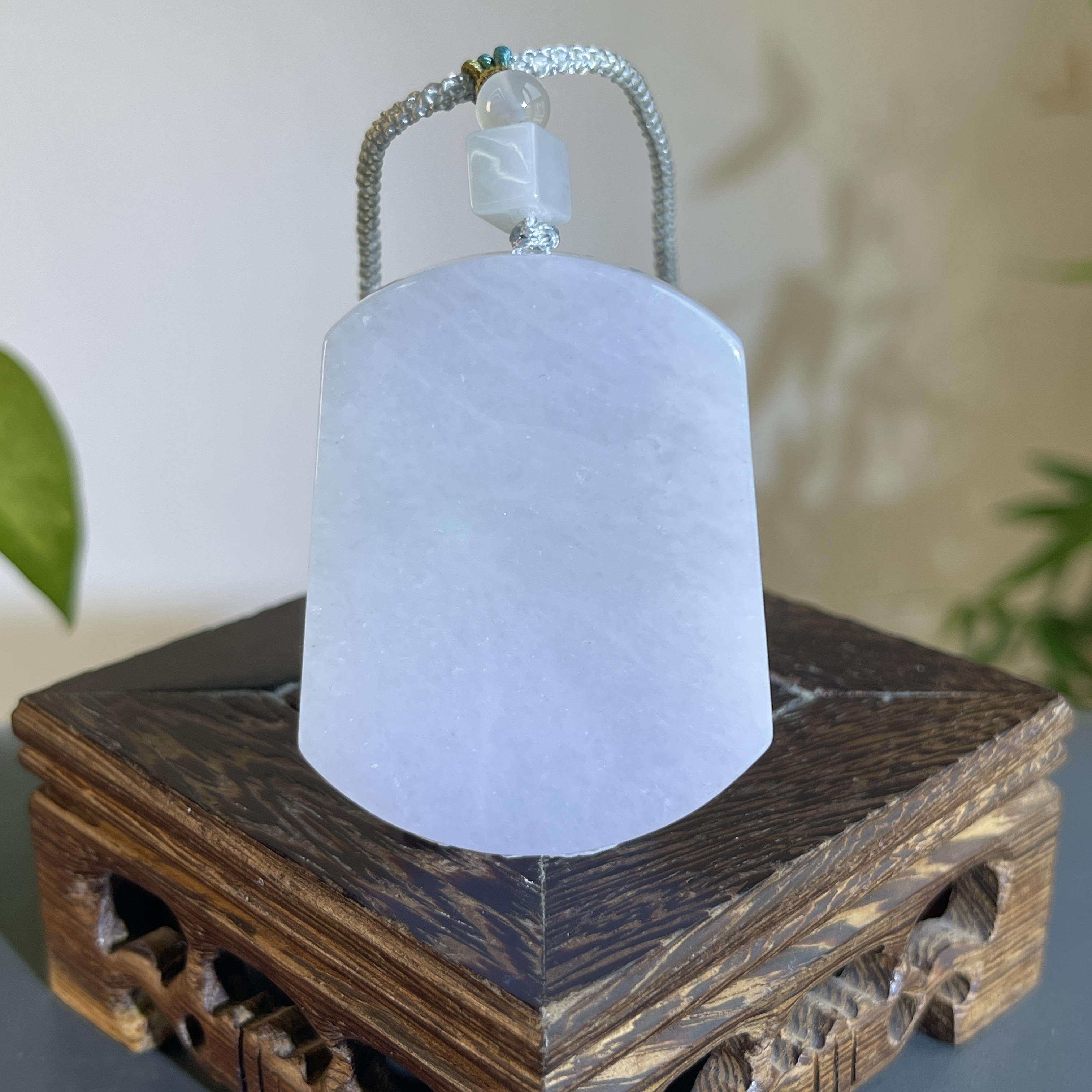 JTB20-51  天然缅甸A货翡翠  无事牌