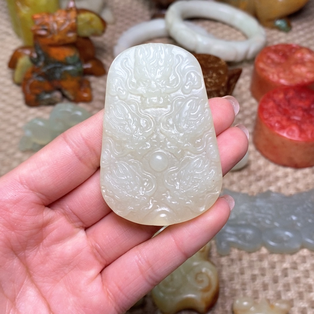 白玉菩提吊坠白玉菩提白玉菩提摆件