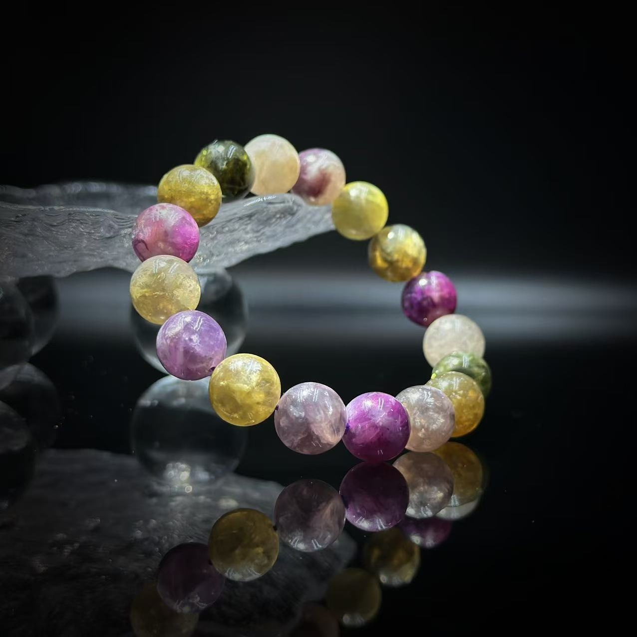 【缪老师严选】SJ1696 莫奈睡莲/彩祖母晶手链