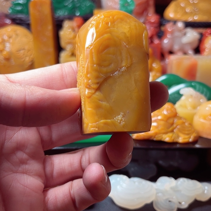 老挝石北部田黄印章