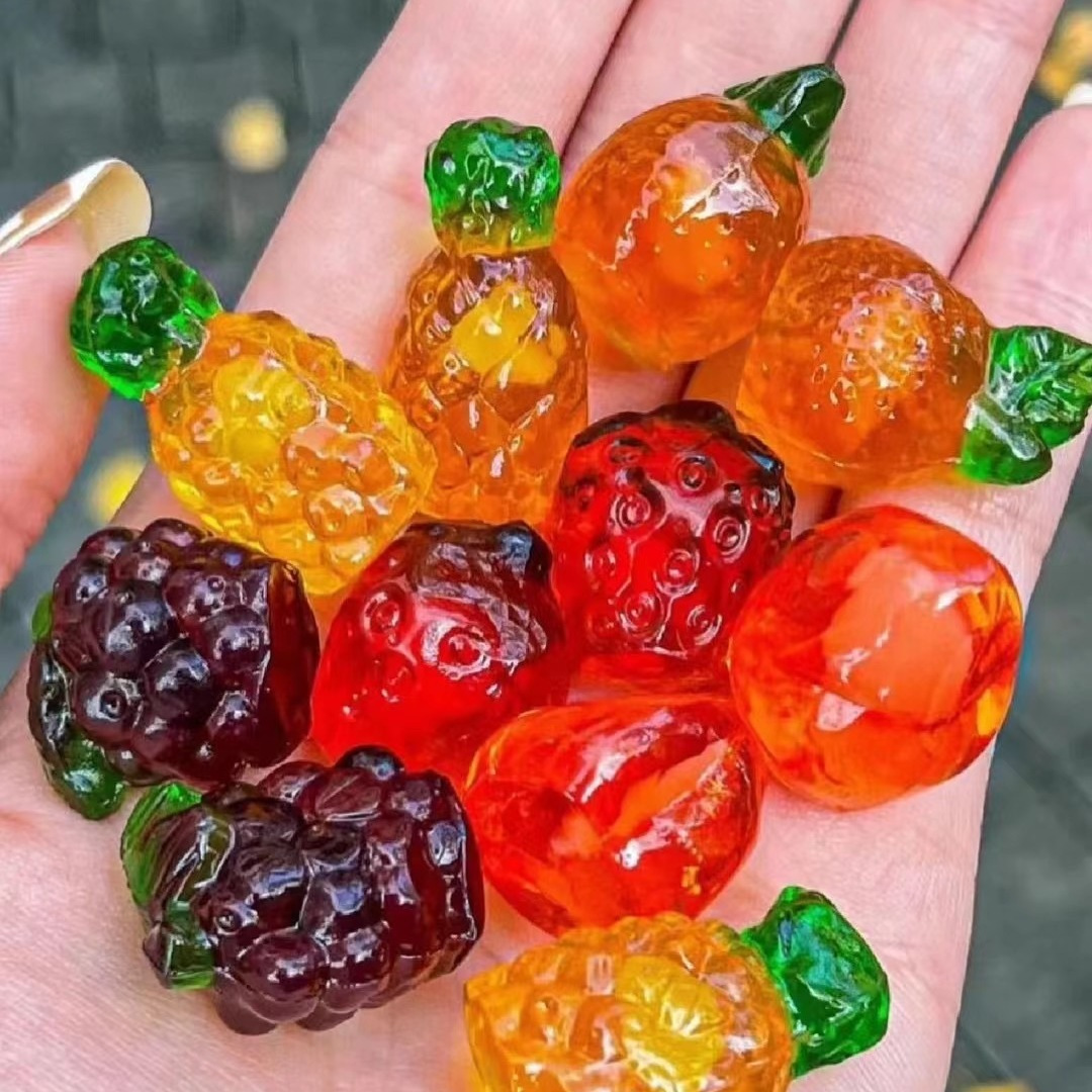 (阿斯塔特)像皮糖连麦自选全场任选酸砂涂油夹心剥皮4D爆浆软糖