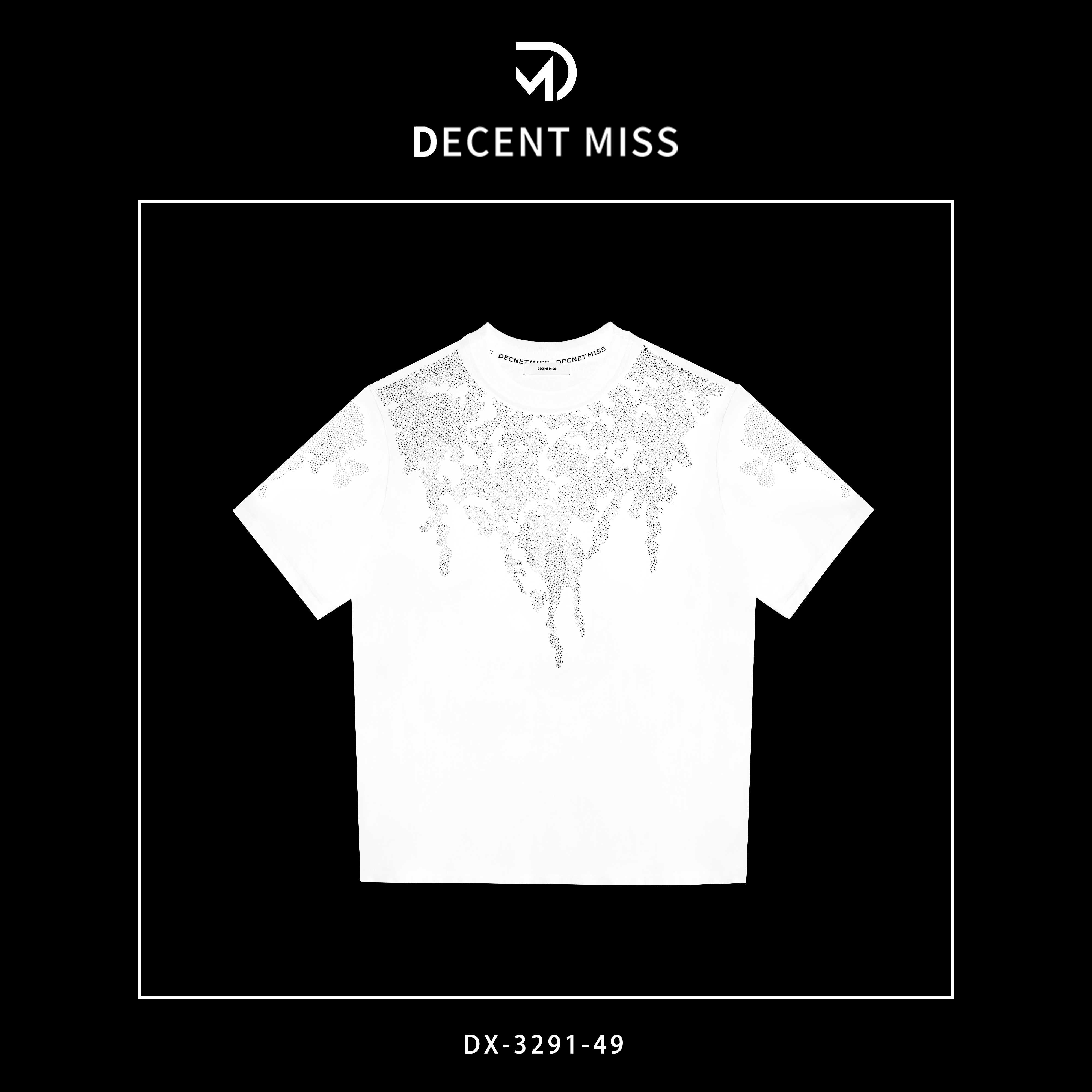 Decent miss夏季男女同款短袖T恤DX-3291-49