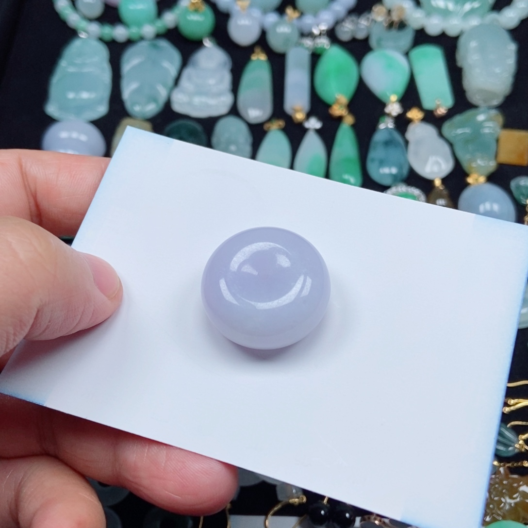 翡翠未镶嵌颈饰扣子