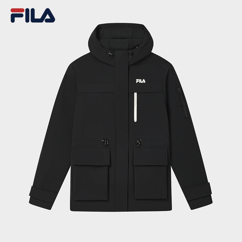 FILA斐乐女士棉服冬季休闲保暖防水外套F11W448913F