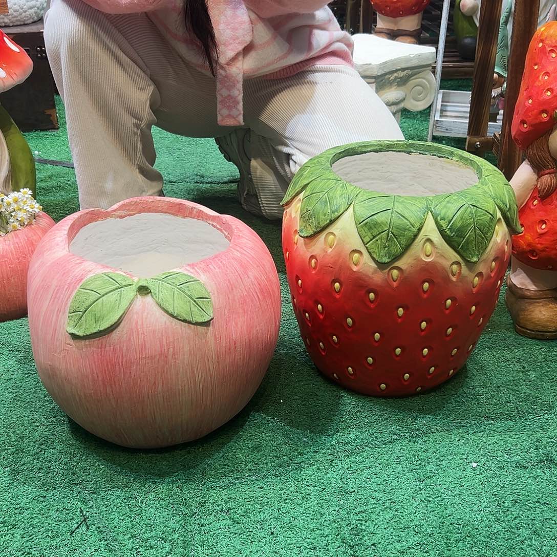 花园摆件红红火火