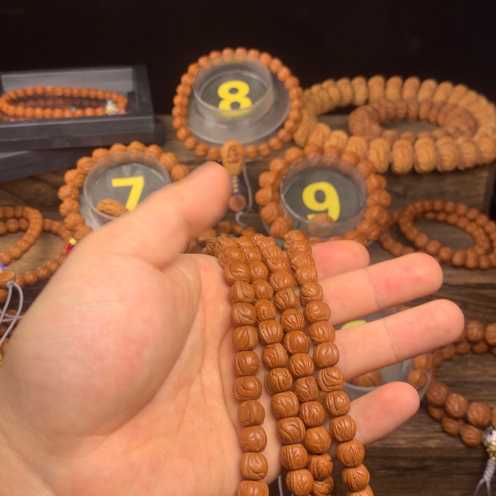 桃核吊坠陈*国10脖挂 龙纹桃核