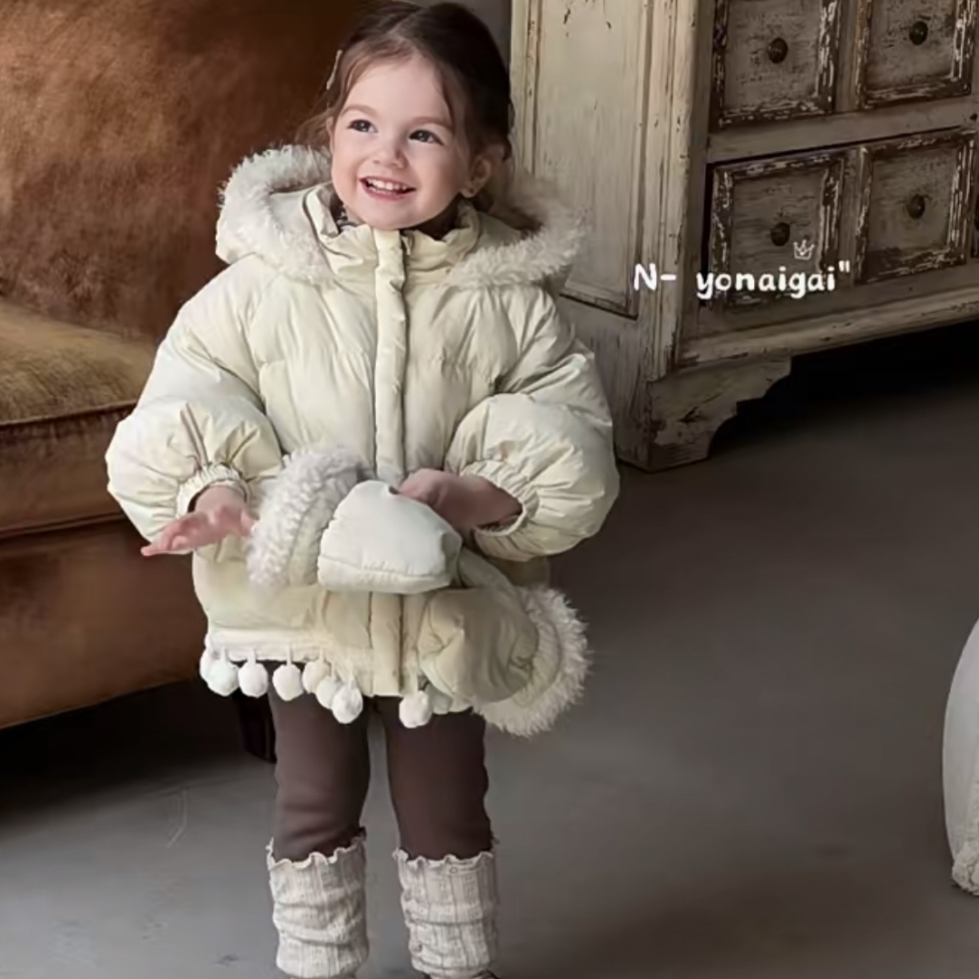 25秋冬新款  奶盖手套款羽外套（现货 只能手洗