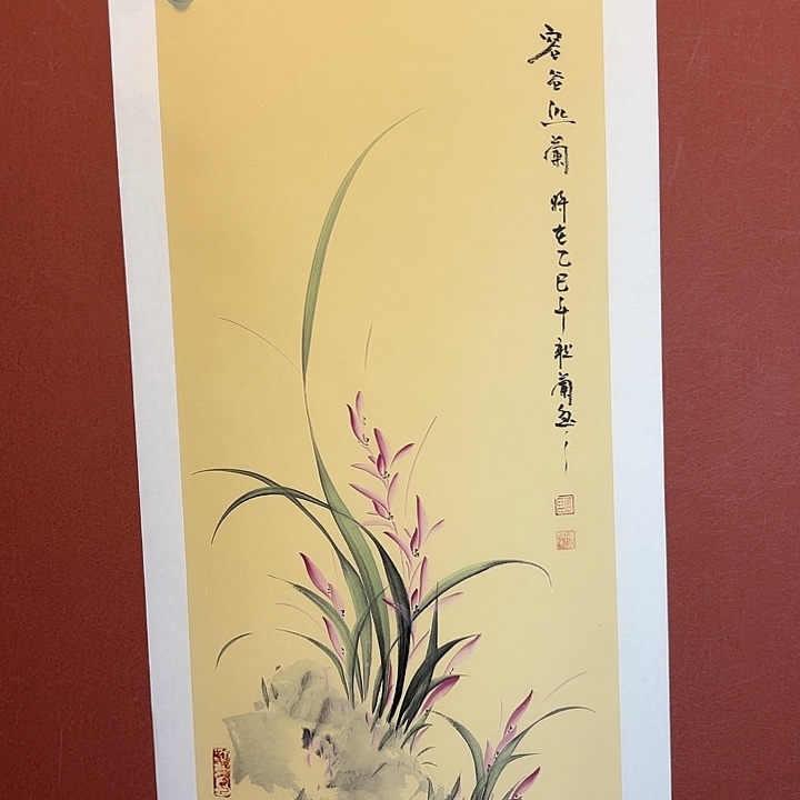 国画听兰老师花鸟