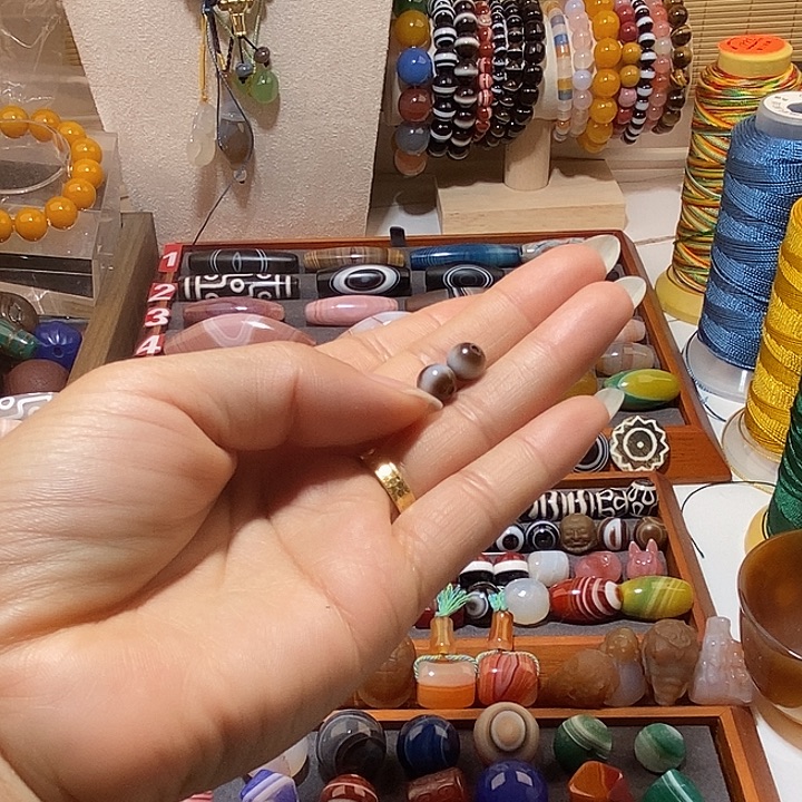 静***栖玛瑙/玉髓未镶嵌珠宝半成品