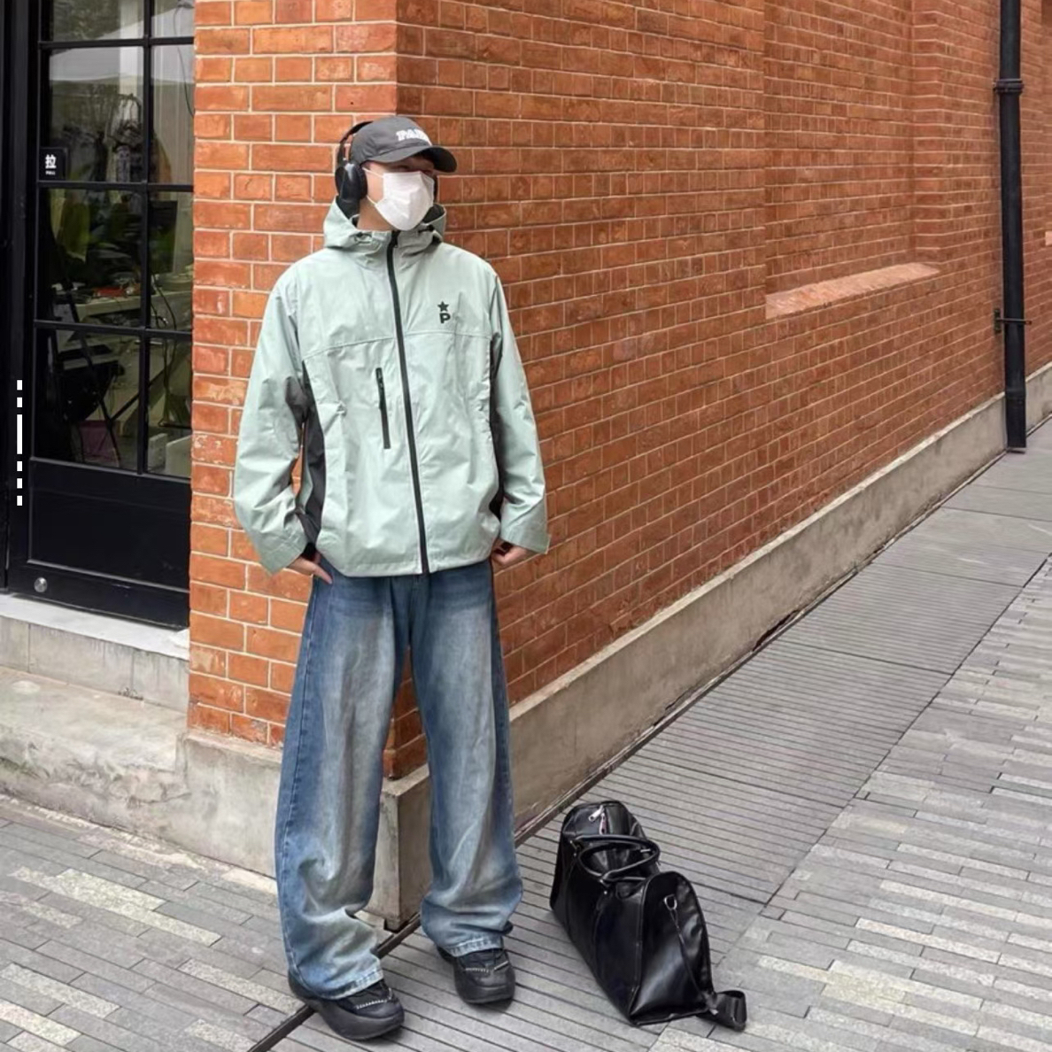 pc杜邦三防拼色冲锋衣