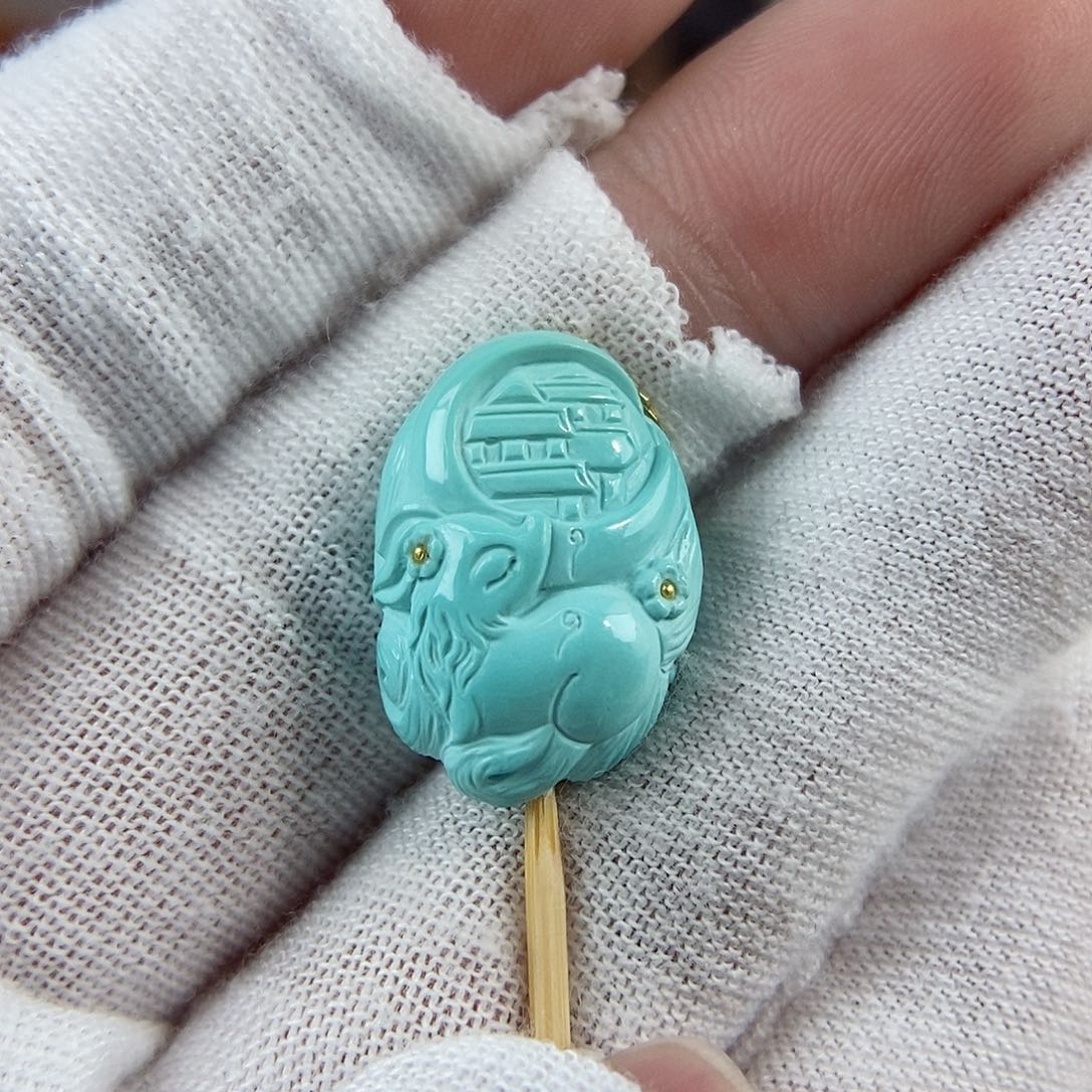 绿松石珠宝奇石未镶嵌