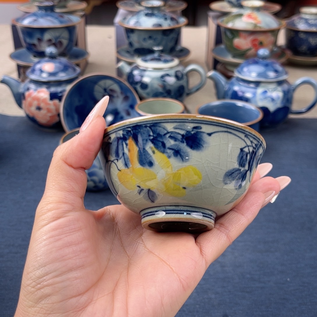 杯景德镇手绘手工茶具