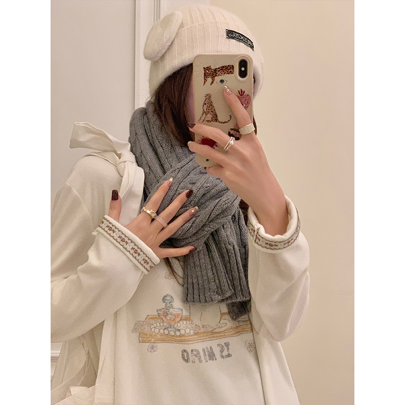 “绒绒香氛喵”香氛猫咪印花 亲肤毛巾绒治愈T恤C25D01191Z