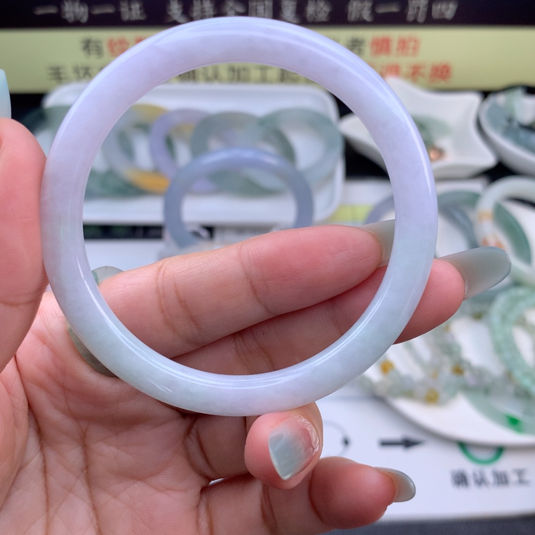 【闪购商品】未镶嵌手镯定制不退换55定制翡翠