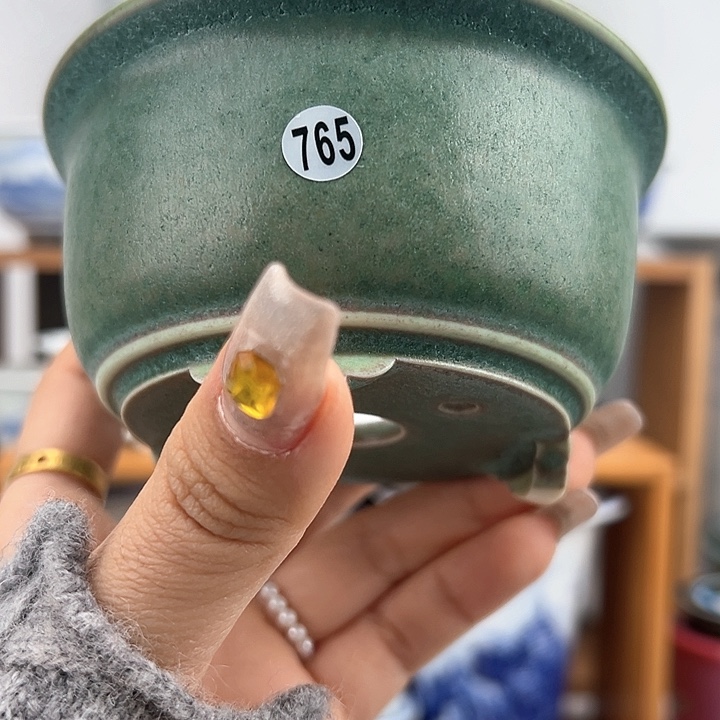 红陶钓****名手工制作盆…………