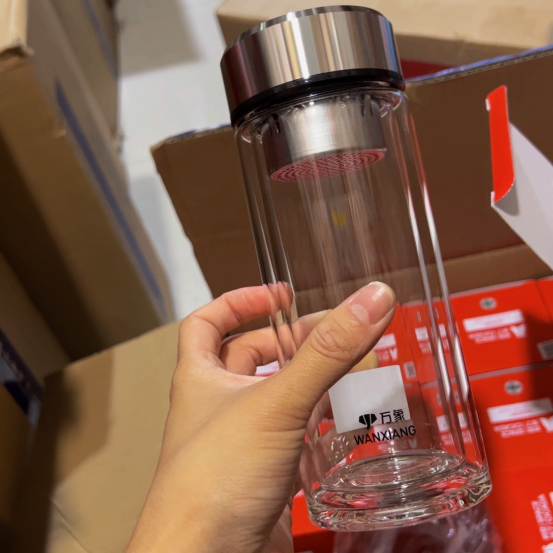 万象时空知了v929玻璃杯430玻璃杯430➕被套➕除垢剂