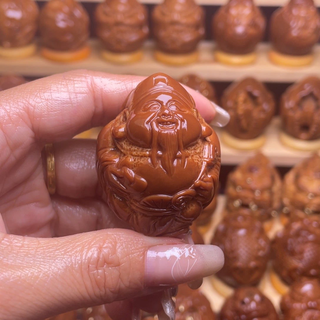 橄榄核把件花***?巴西大橄榄