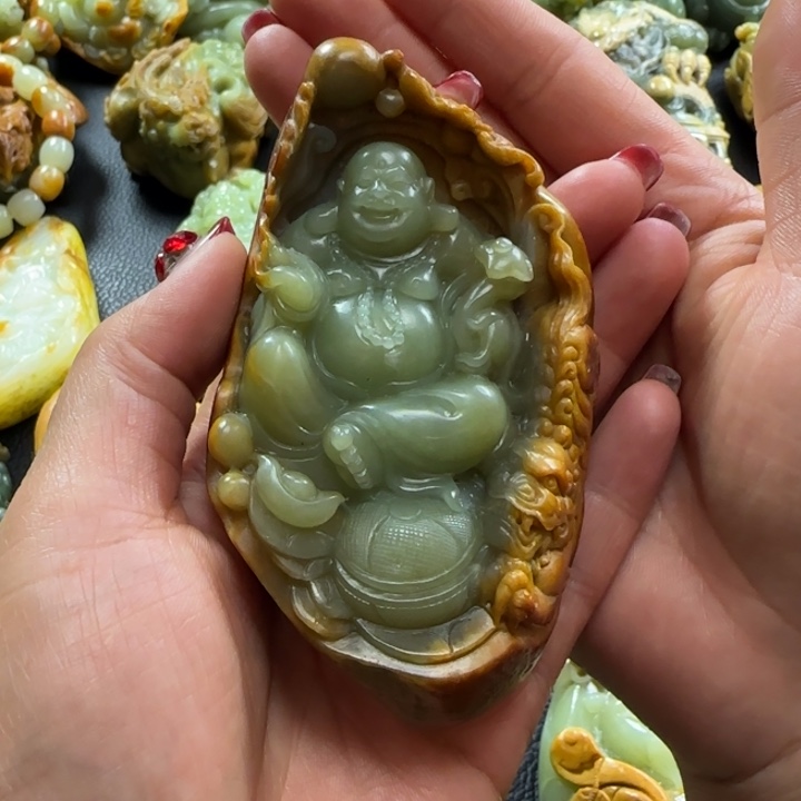 和田玉手把未镶嵌