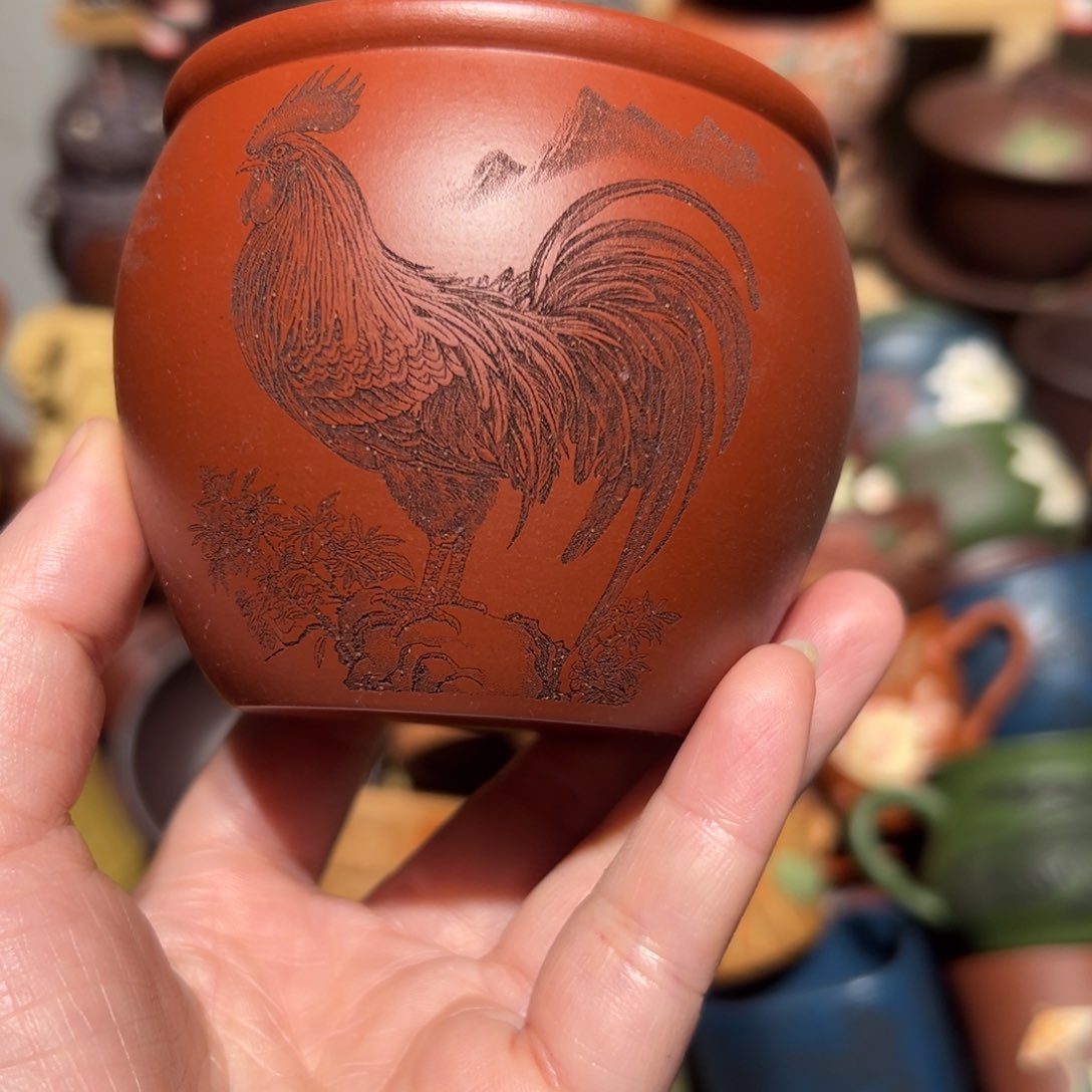 紫砂茶杯宜兴紫砂主人杯