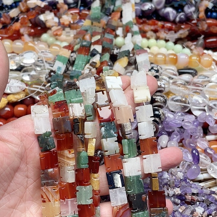 玛瑙/玉髓珠宝半成品未镶嵌一条11mm万字多宝