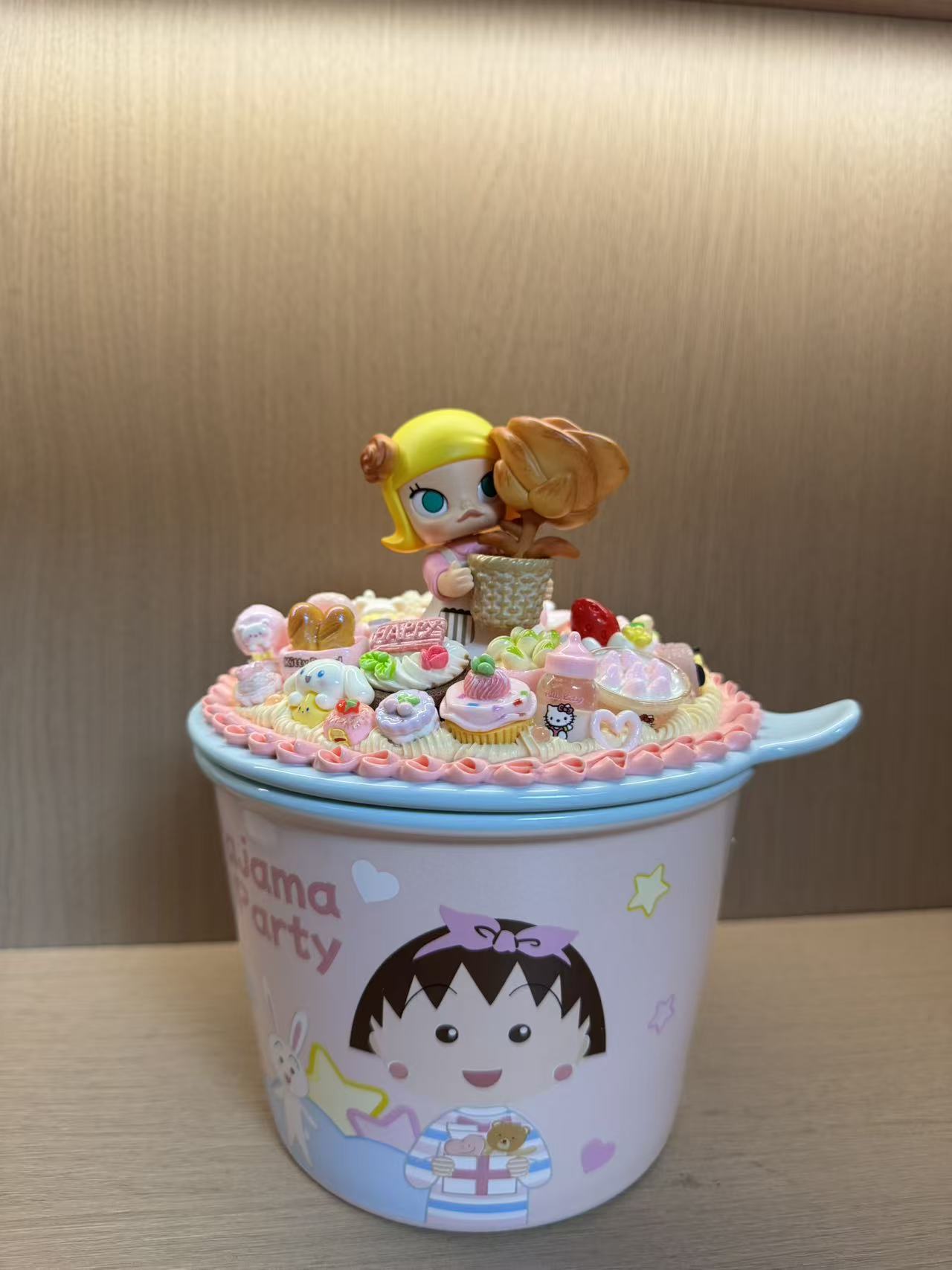 手作奶油胶可爱泡面碗
