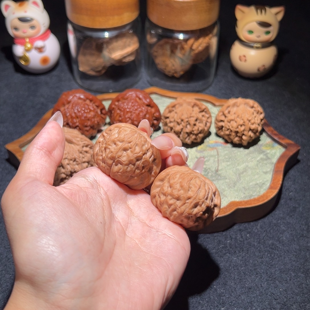 亚***6文玩核桃吊坠38石门元宝