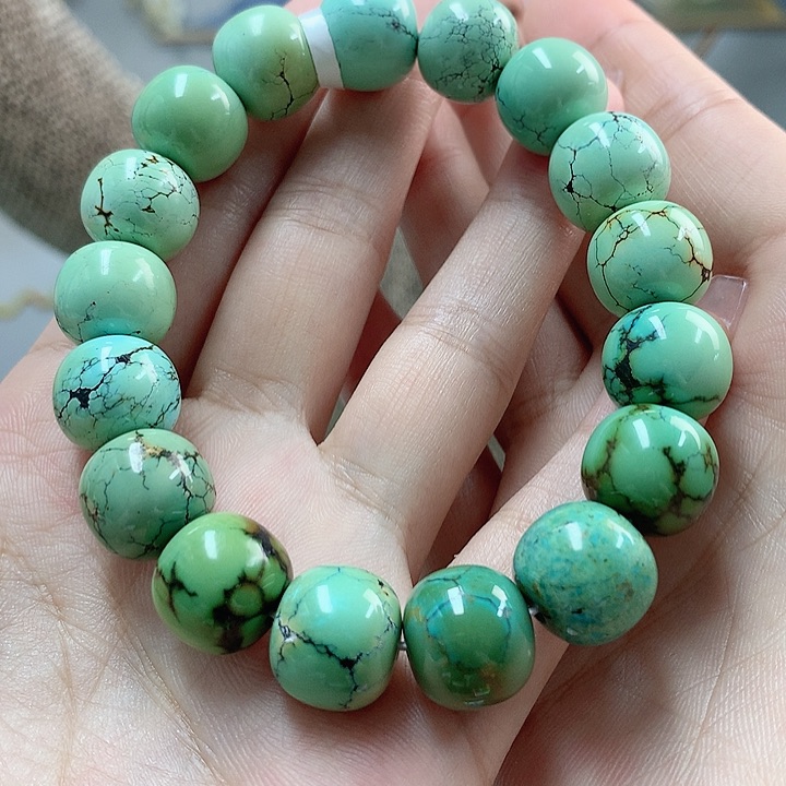 绿松石珠宝奇石未镶嵌R***.