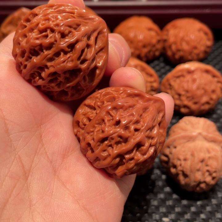 溶***溶把件文玩核桃灯笼
