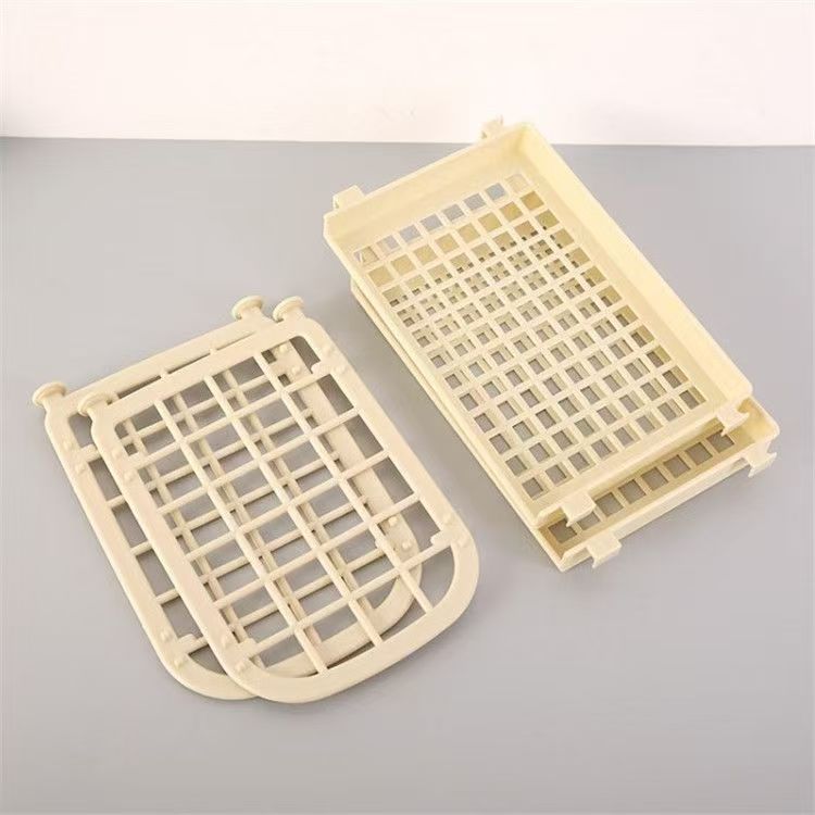 (拍一发二)桌面双层收纳架学生宿舍书桌杂物镂空整理架颜色随机