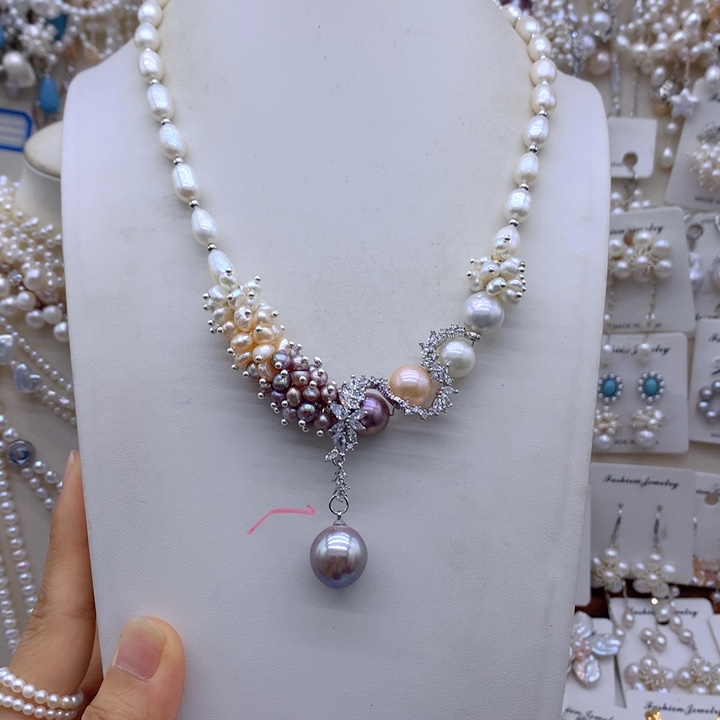 罗***芳合金淡水珍珠项链耳饰