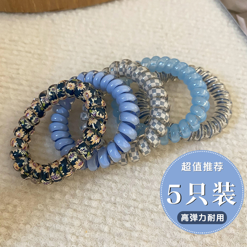 韩国东大门简约蝴蝶结发绳新款时尚高马尾发圈通勤百搭发饰批发女