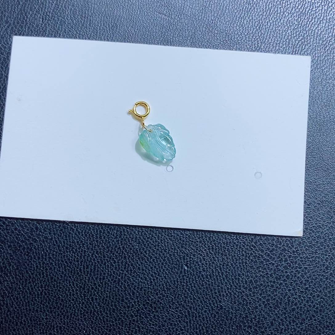 碧玺颈饰未镶嵌碧玺吊坠