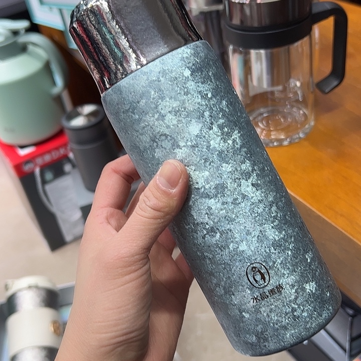 水晶贵族8016-5-480ml  钛杯  蓝