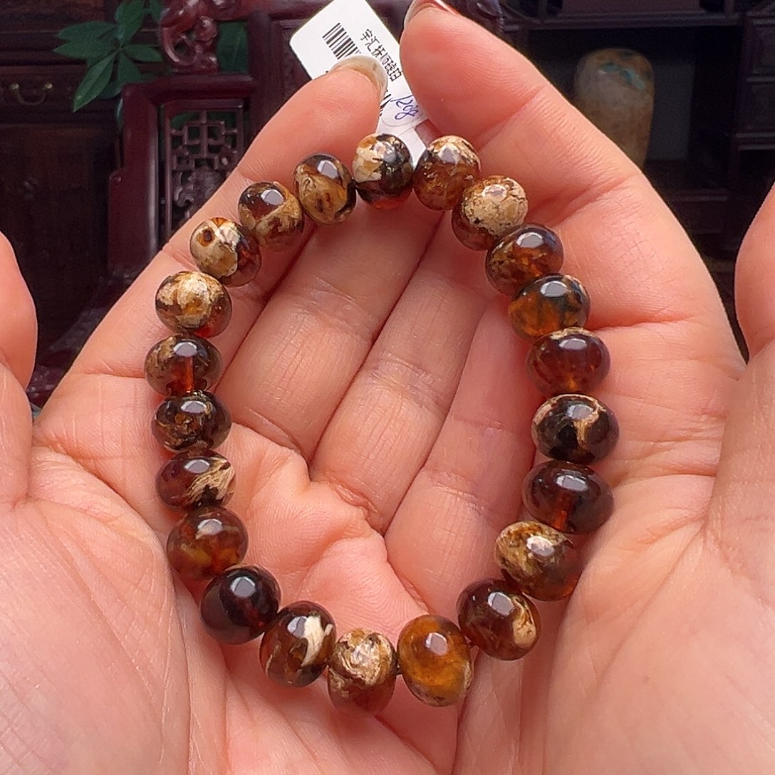 琥珀裸石未镶嵌抚顺琥珀20004-1。11m m