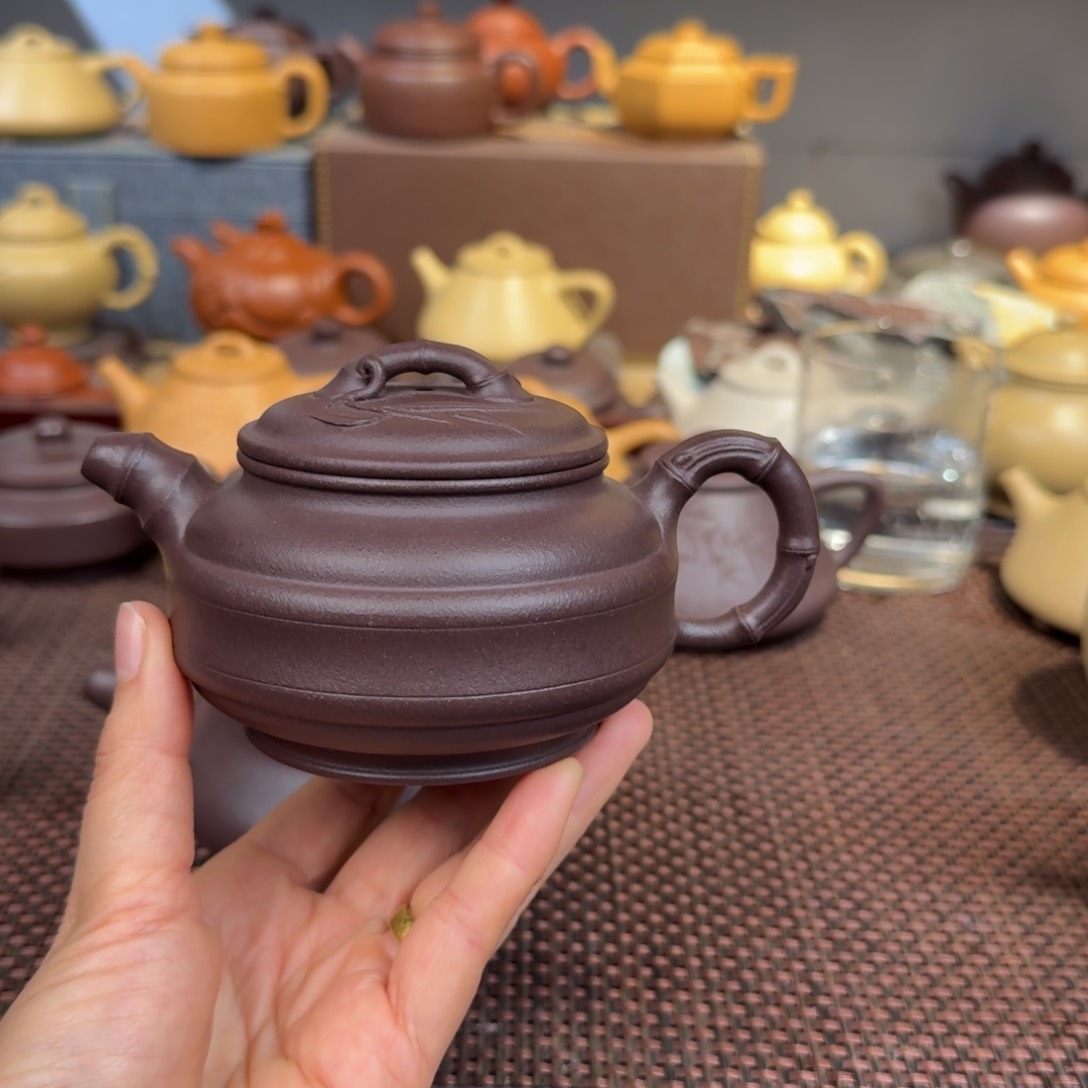 紫泥茶壶天青220毫升左右