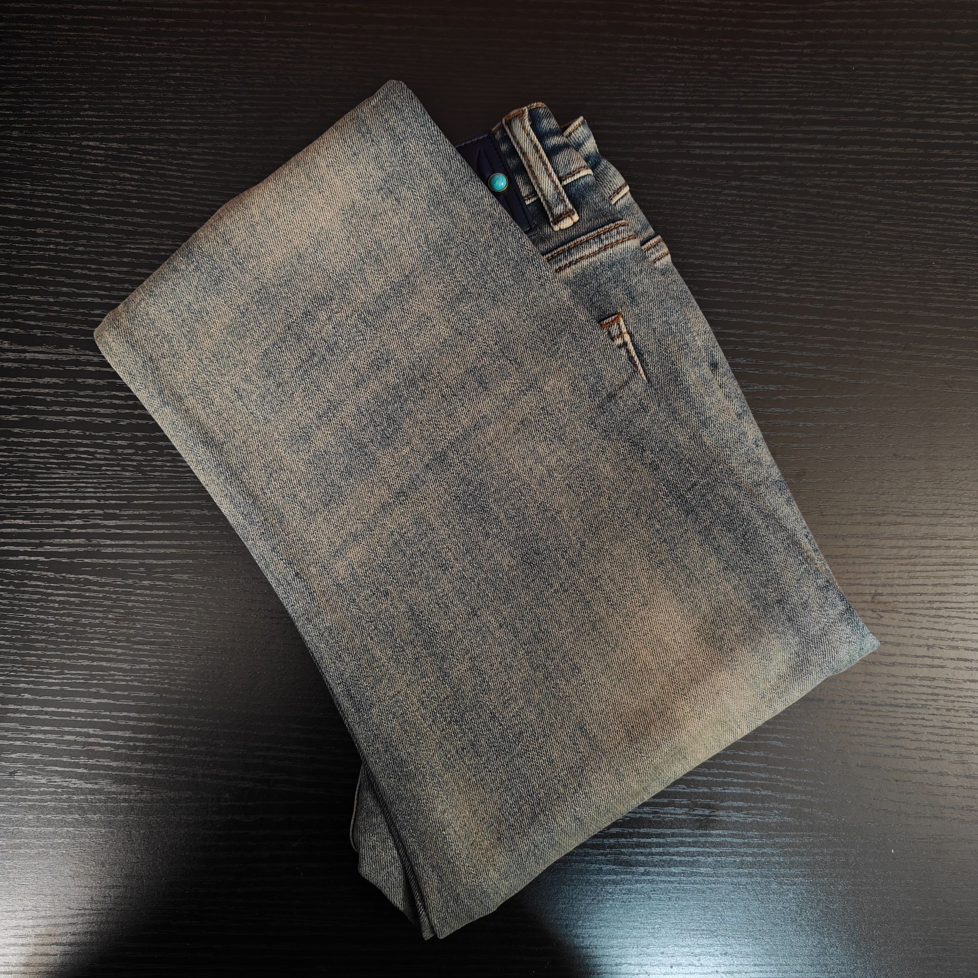 【LW专属】修身牛仔裤男士秋冬新款百搭显瘦休闲时尚小直筒长裤子