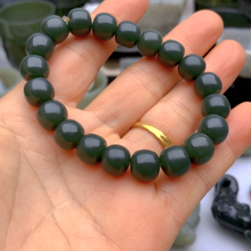 【闪购商品】和田玉手链未镶嵌道*三