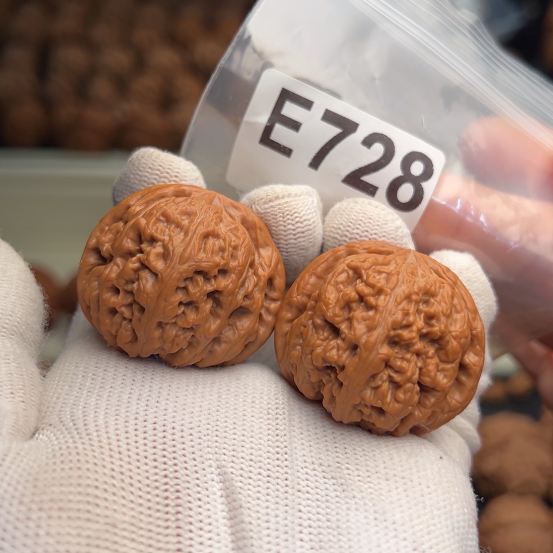 手串文玩核桃E728粗筋37