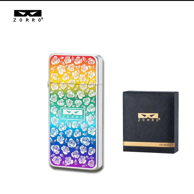 【ZC5-004】212 佐罗二代超薄彩虹玫瑰打火机-火花优品