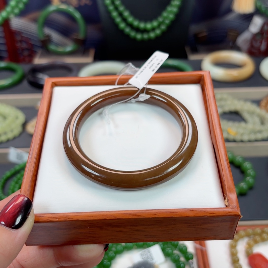 和田玉手镯53.3未镶嵌