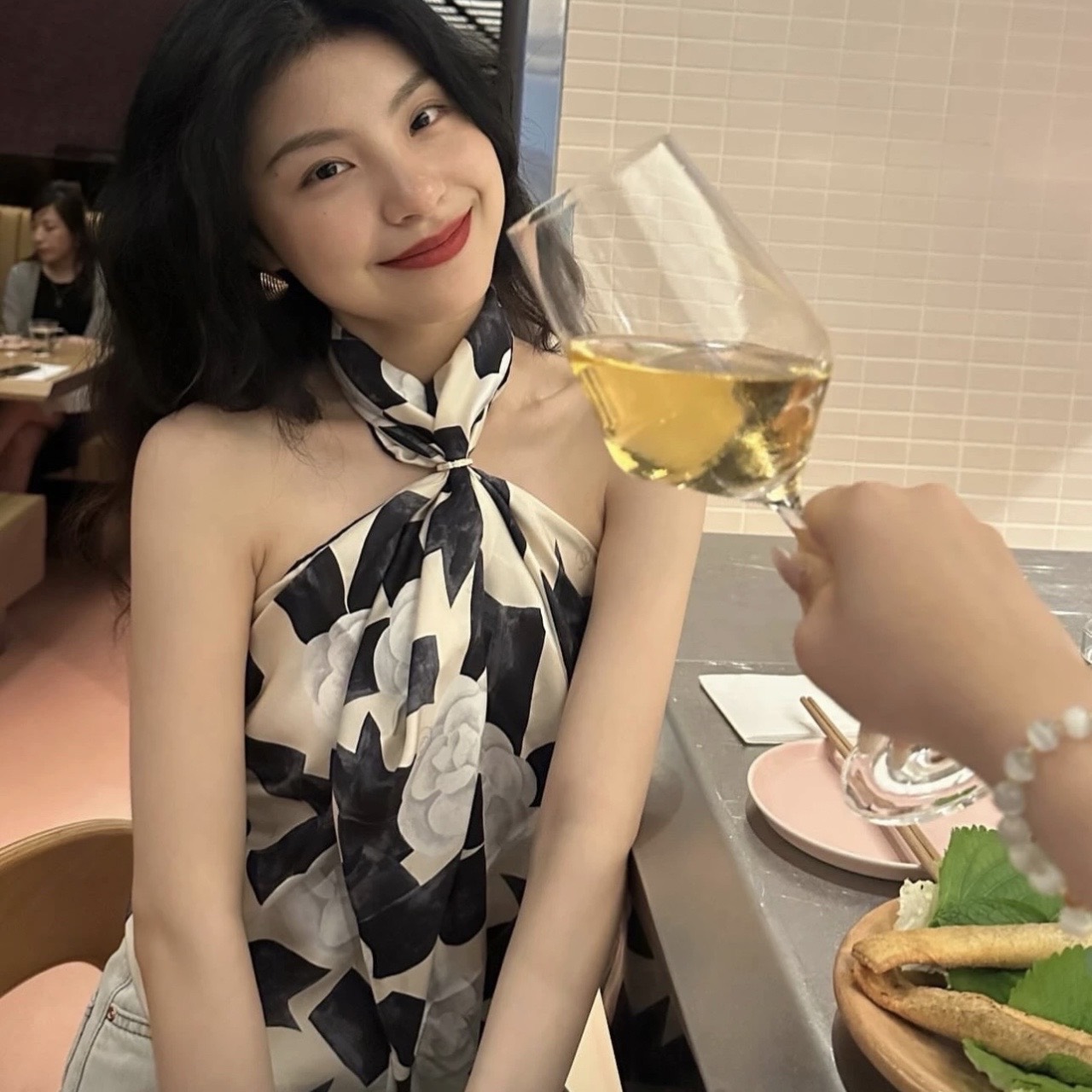 未使用 Chanel/香奈儿 汤/TP032731/Chanel 90*90 丝巾