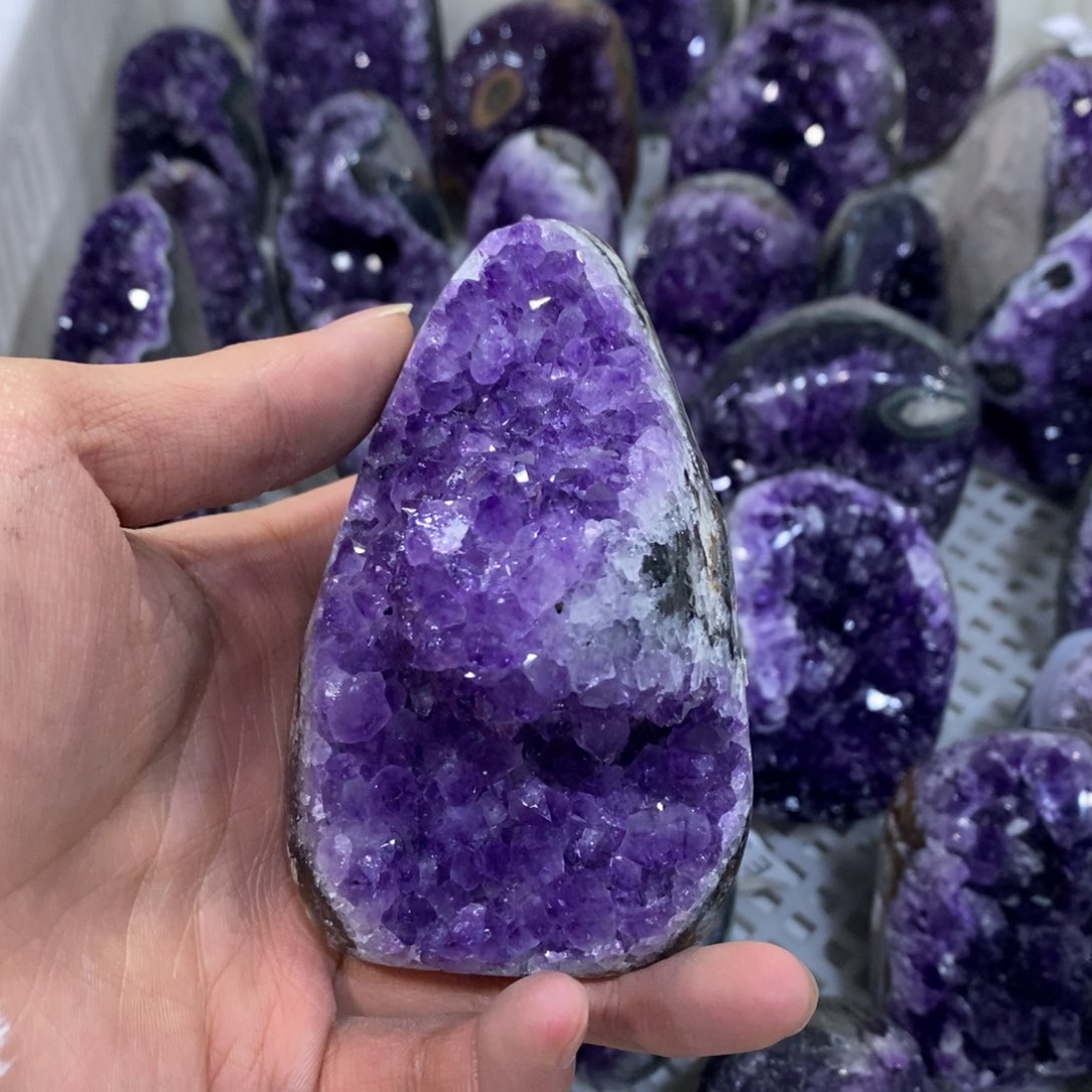 紫晶摆件摆件未镶嵌